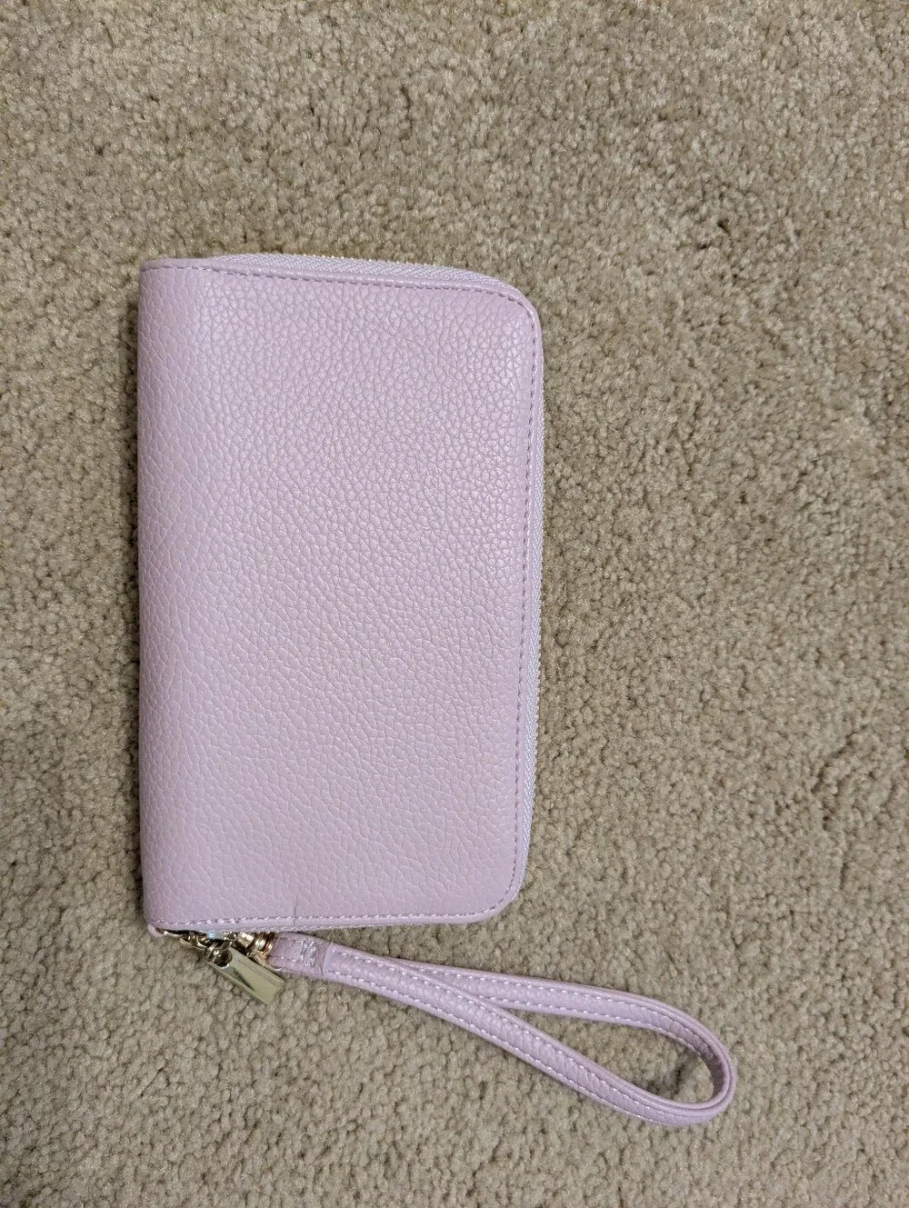NWOT A New Day Purple Faux Leather Clutch
